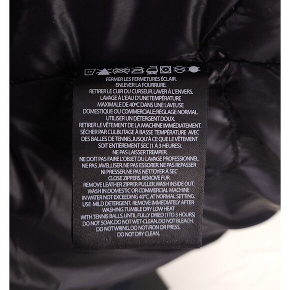 Mackage Camea Light Down Jacket Size L Womens Black Quilted Puffer $790 - Picture 15 of 16